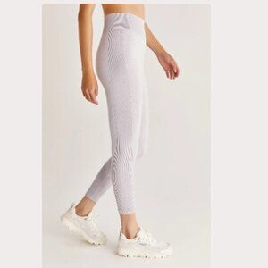 Z Supply White Ribbed Leggings